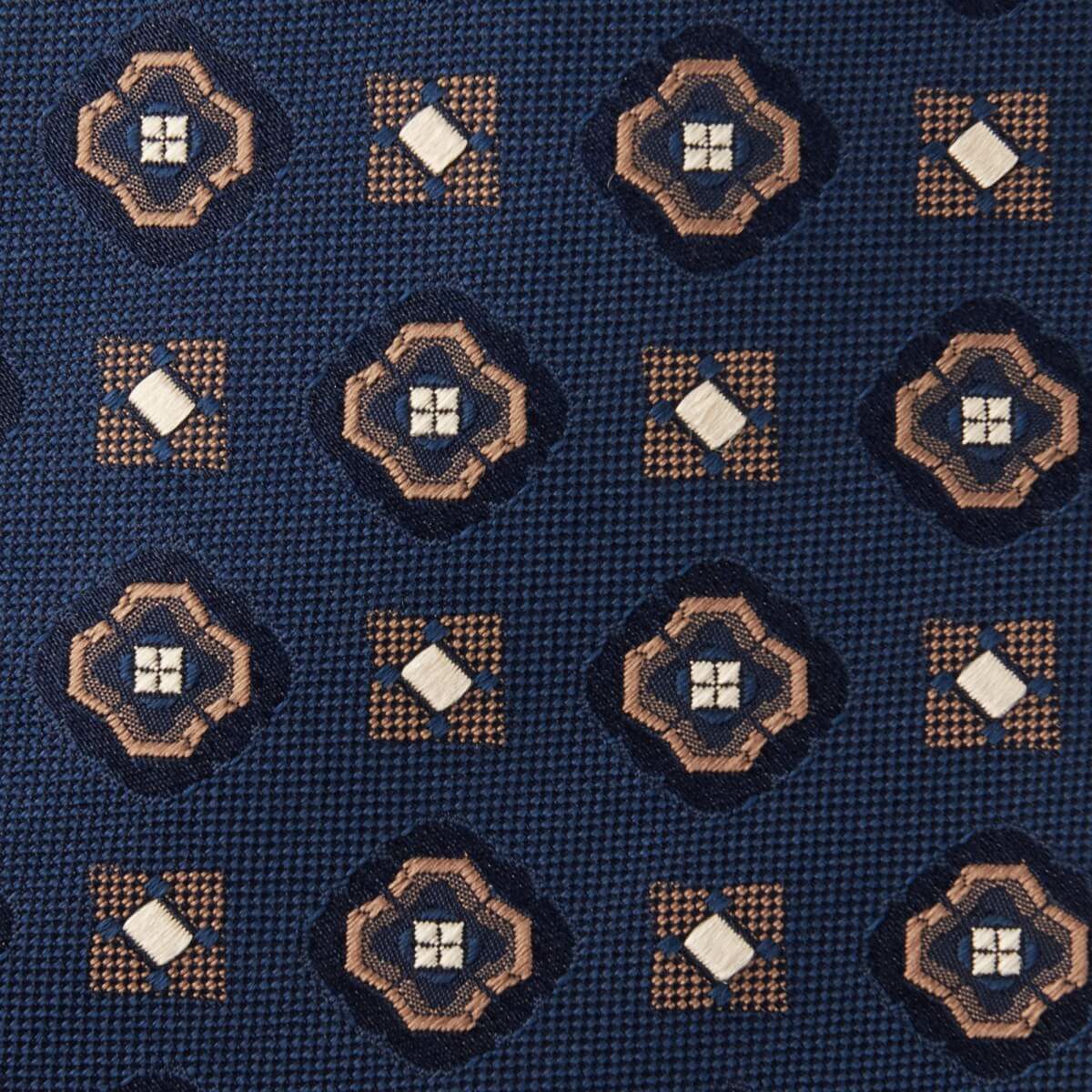 ネクタイ NY-A-012-BROWN-生地