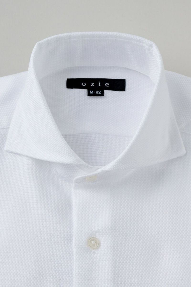 ワイシャツ 8070-B09B-WHITE-衿1