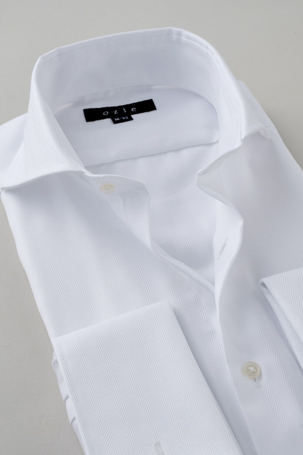 ワイシャツ 8006-B09A-WHITE-衿2