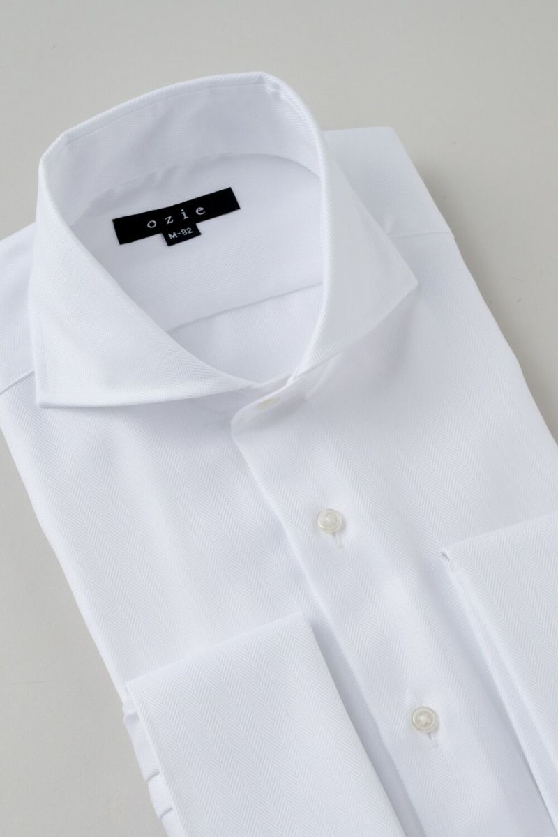 ワイシャツ 8006-B09A-WHITE-衿3