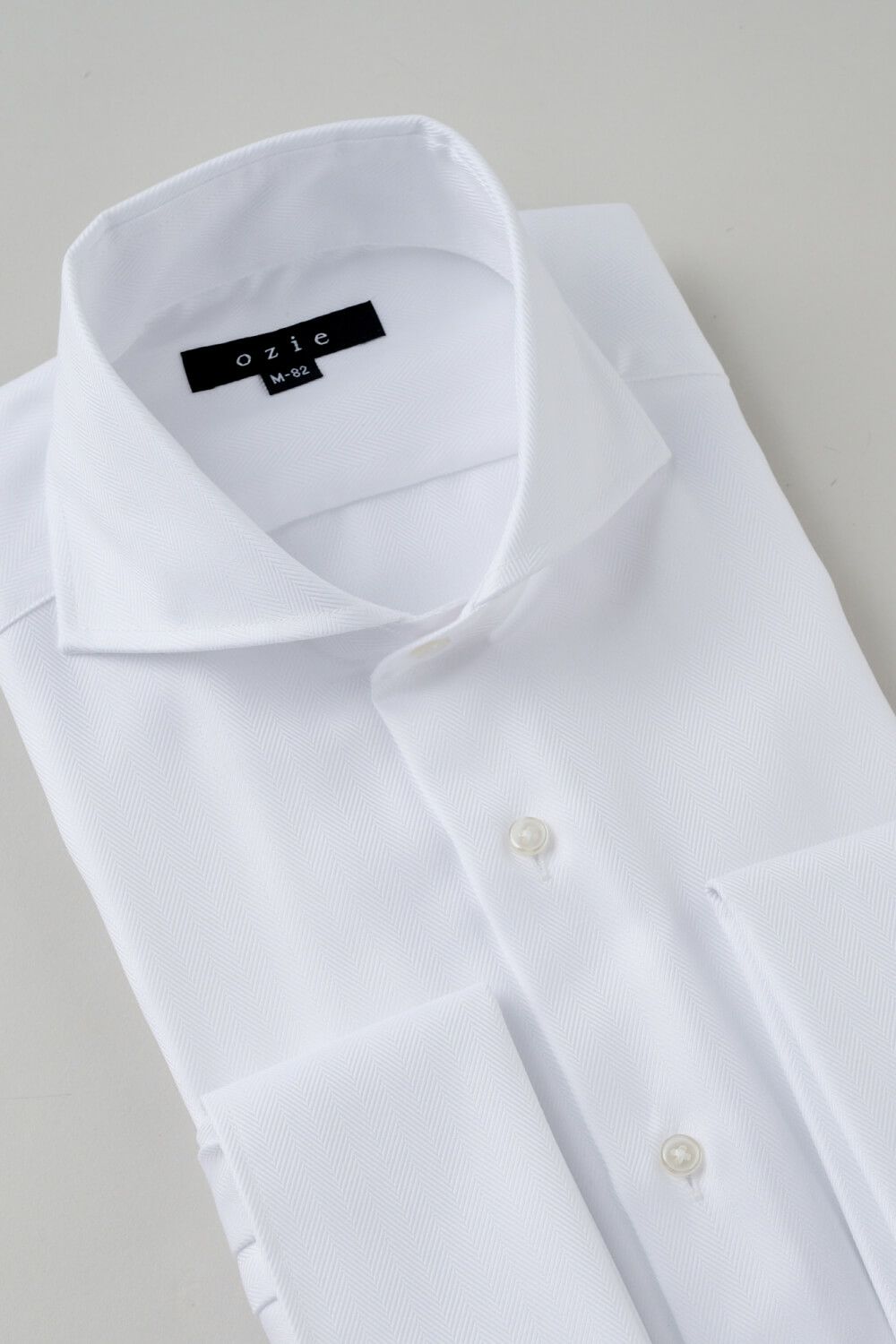 ワイシャツ 8006-B09A-WHITE-衿3