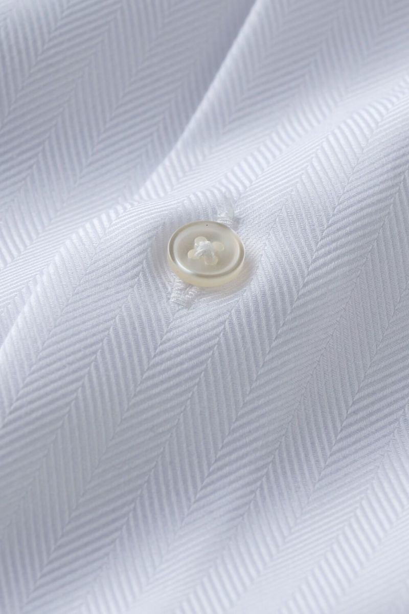 ワイシャツ 8006-B09A-WHITE-生地