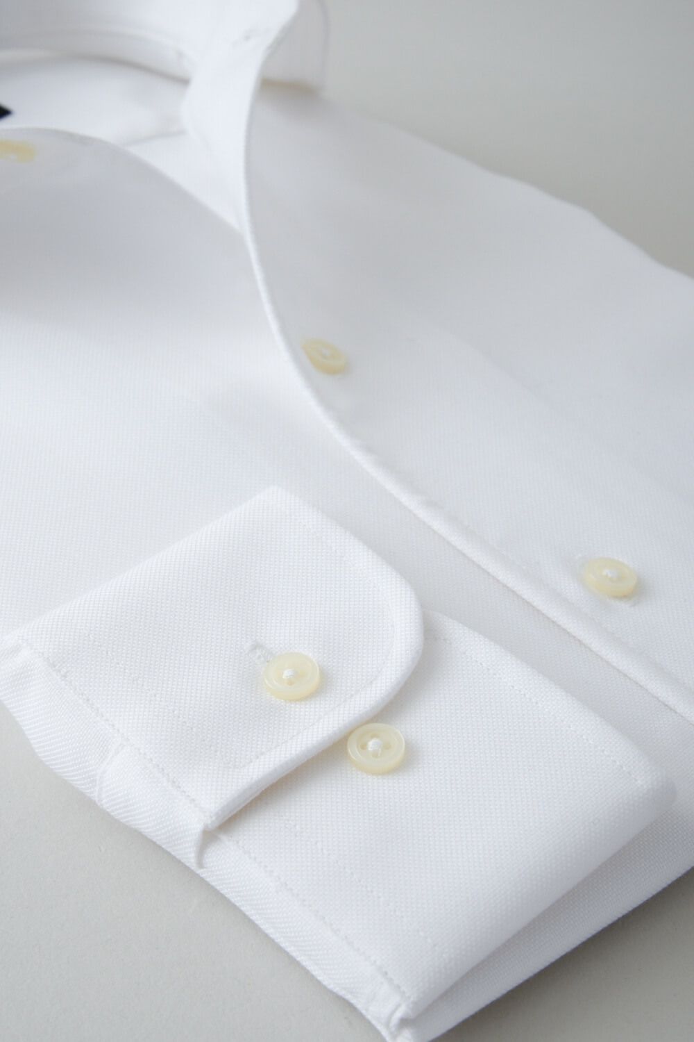 ワイシャツ 8045P-B10A-WHITE-カフス