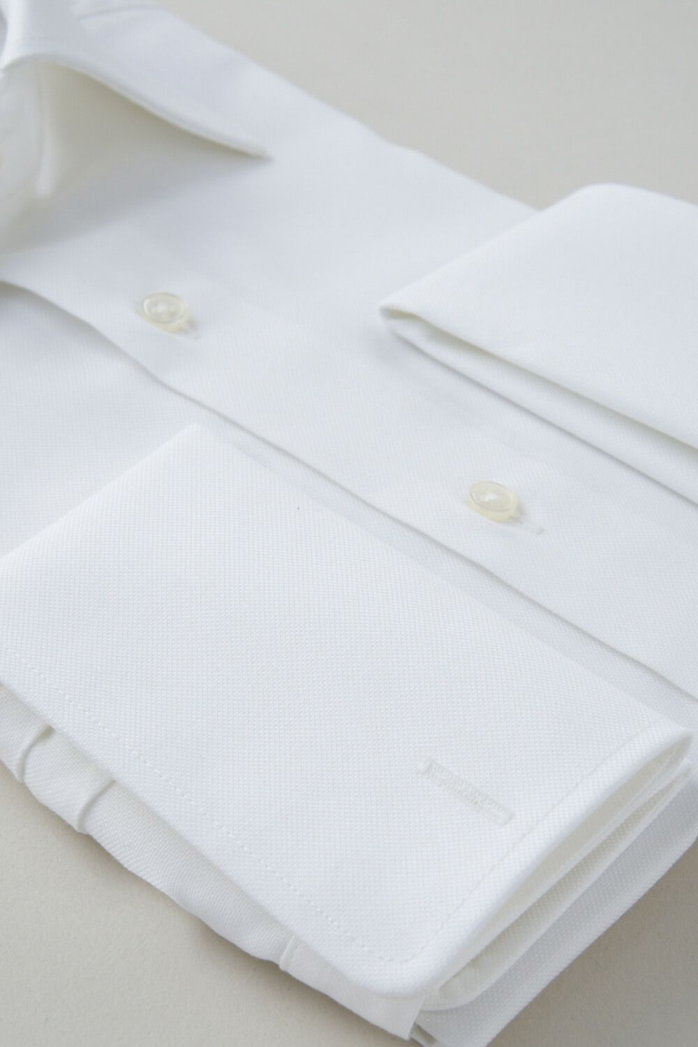 ワイシャツ 8004P-B10A-WHITE-カフス