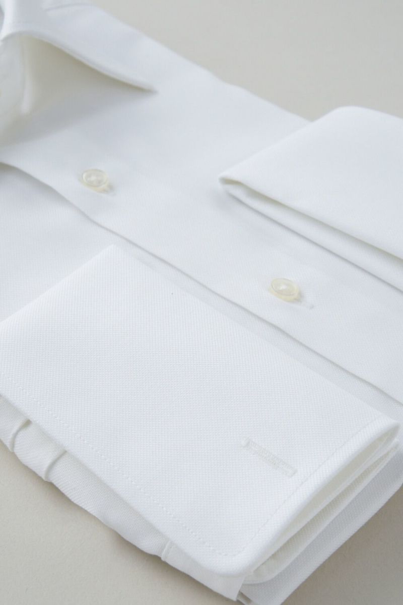 ワイシャツ 8004P-B10A-WHITE-カフス