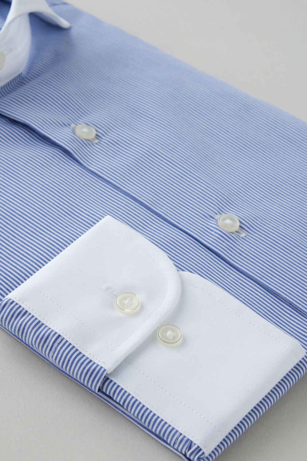 ワイシャツ 8070PCL-B10B-BL-カフス