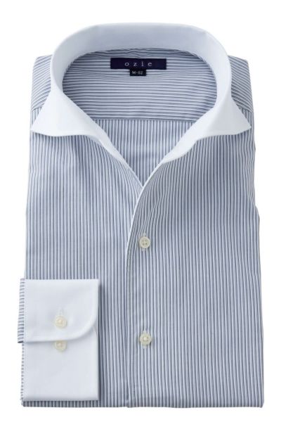 ワイシャツ 8045PCL-B10A-NAVY