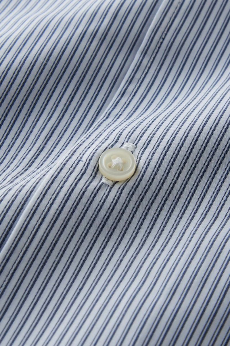 ワイシャツ 8045PCL-B10A-NAVY-生地