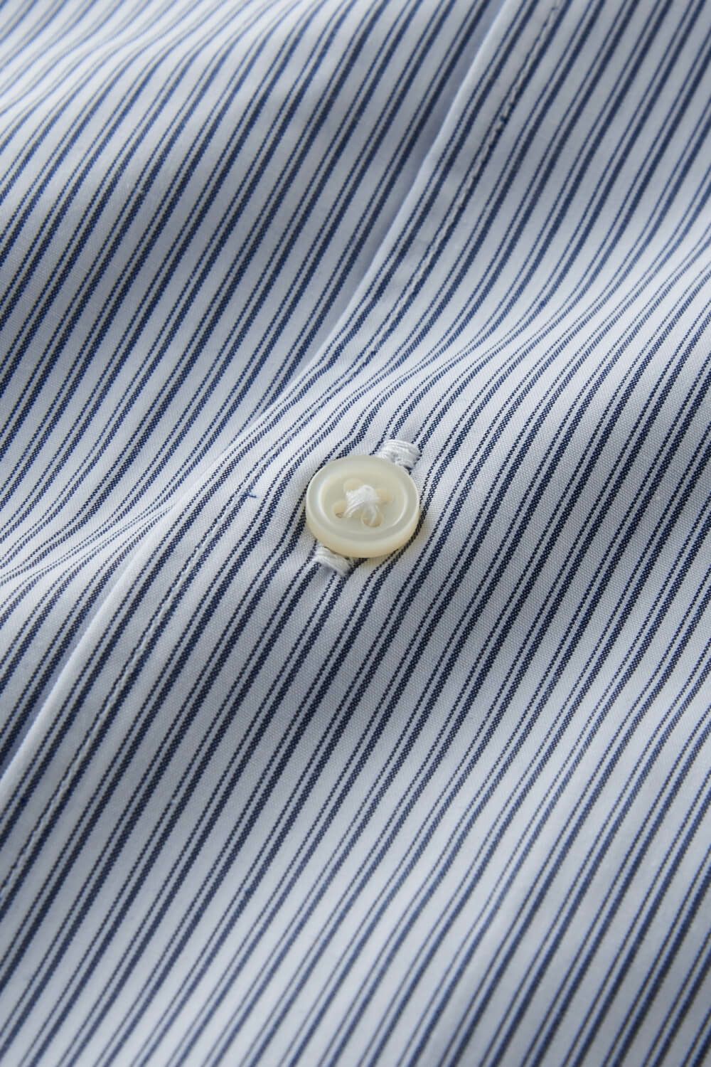 ワイシャツ 8045PCL-B10A-NAVY-生地