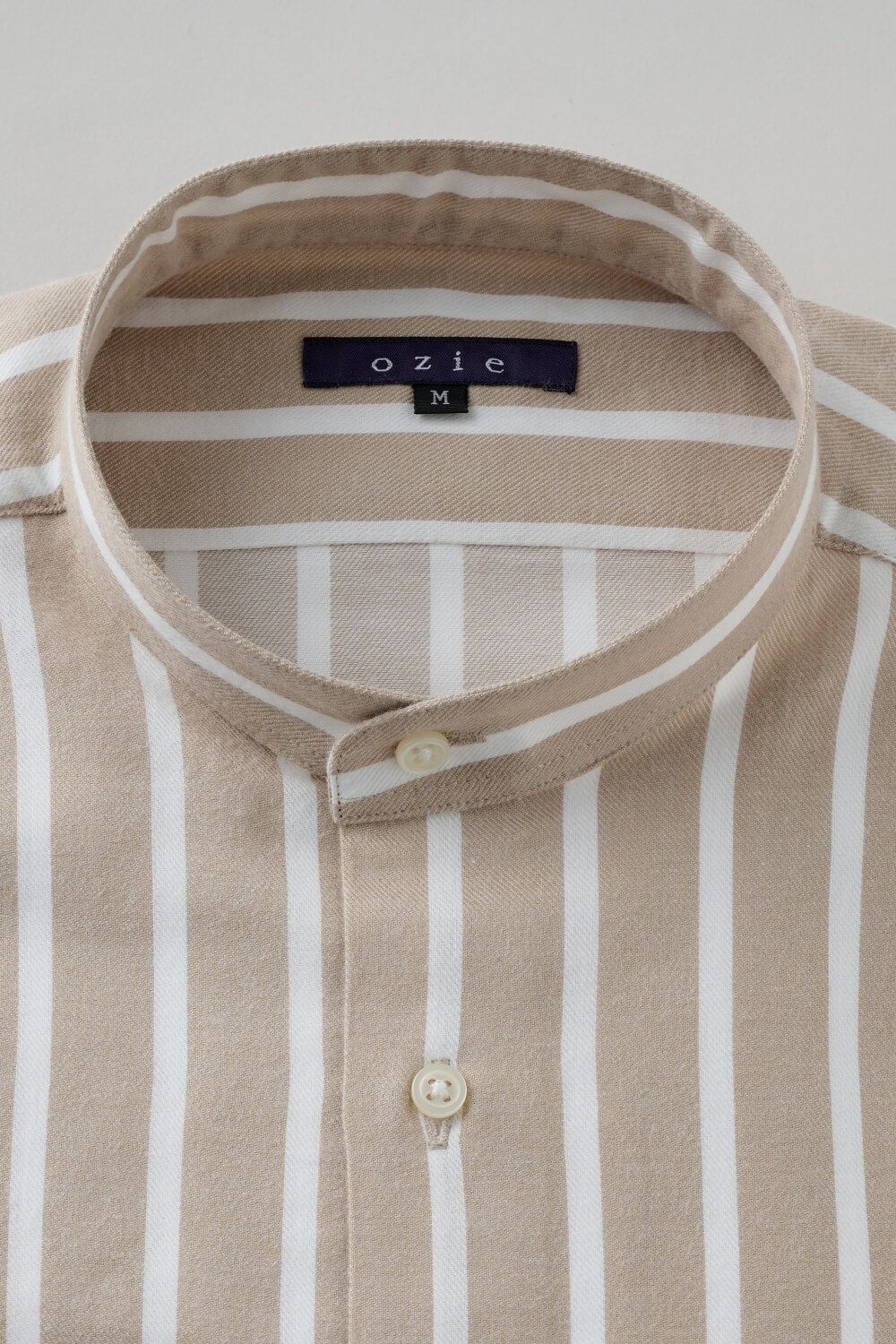 ワイシャツ 8063-B11G-BEIGE-衿1