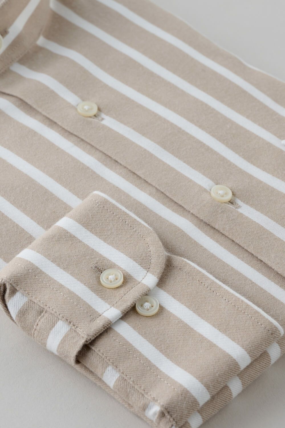 ワイシャツ 8063-B11G-BEIGE-カフス