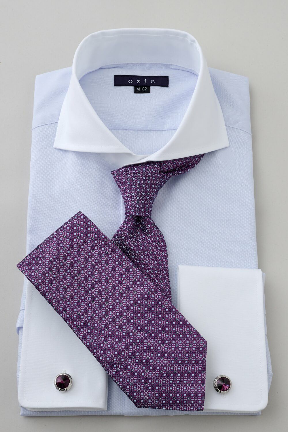 ワイシャツ 8006PCL-B11A-WH-コーディネートイメージ