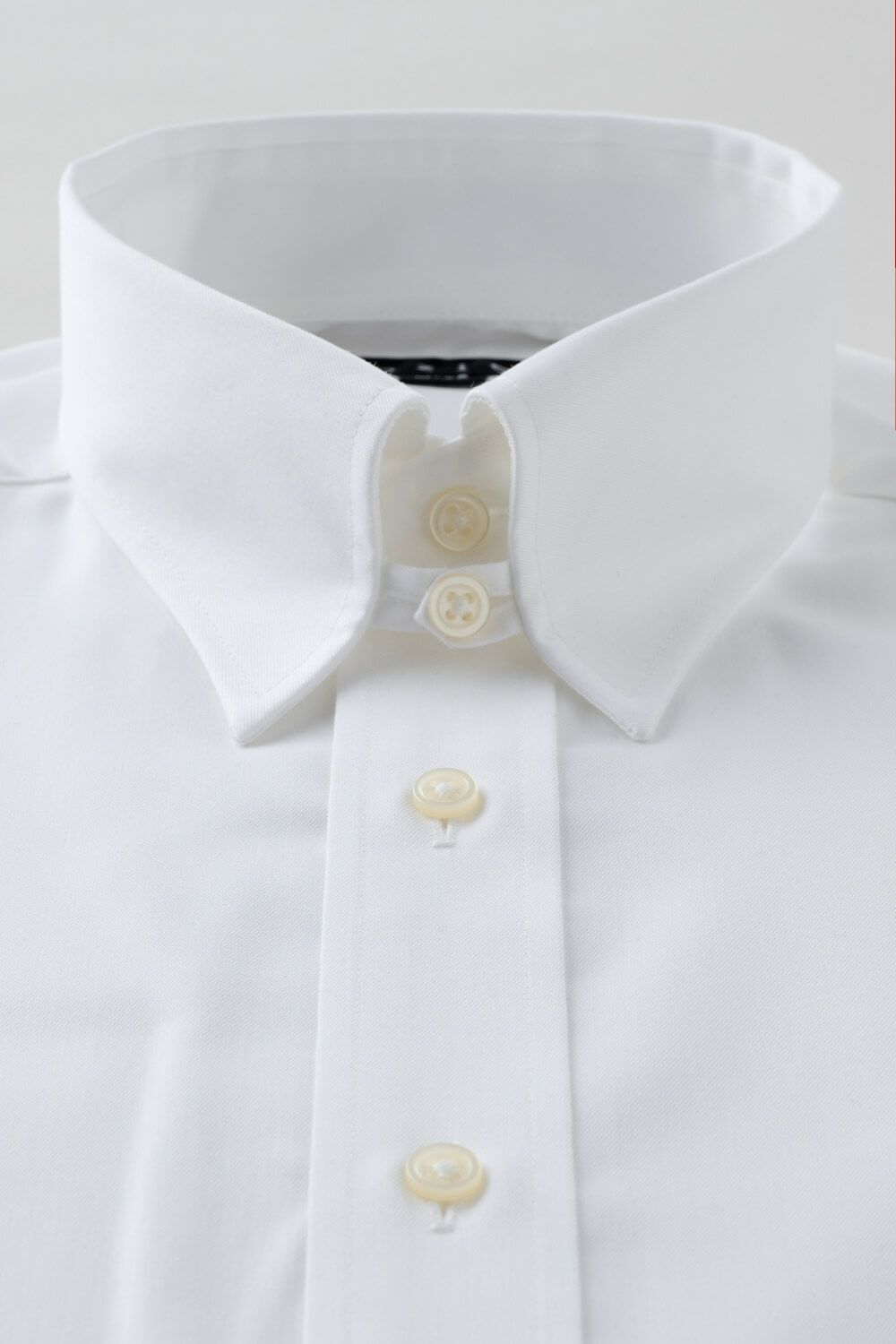 ワイシャツ 8089P-B11A-WHITE-衿1