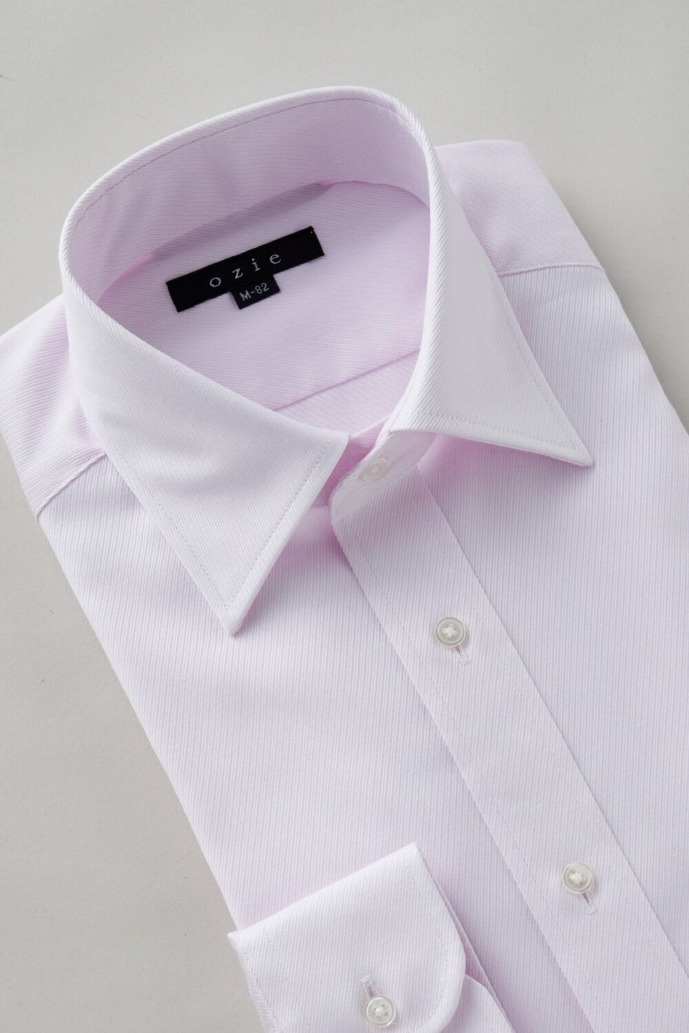 ワイシャツ 8023-C01B-PINK-衿3