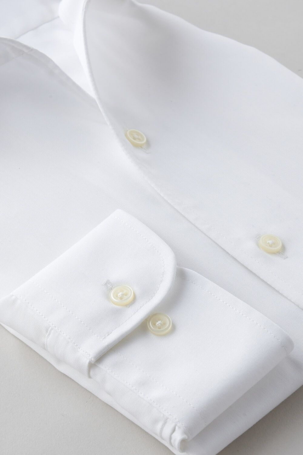 ワイシャツ 8045P-B10C-WHITE-カフス