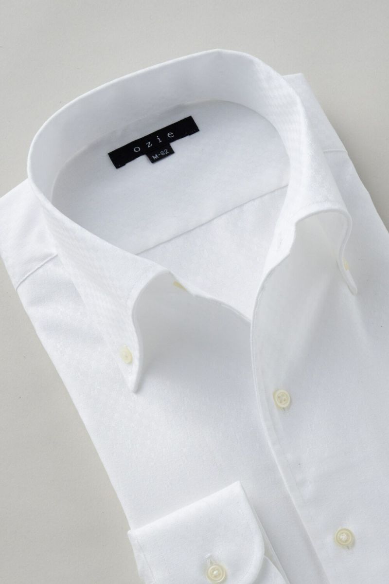 ワイシャツ 8051-C01A-WHITE-衿1