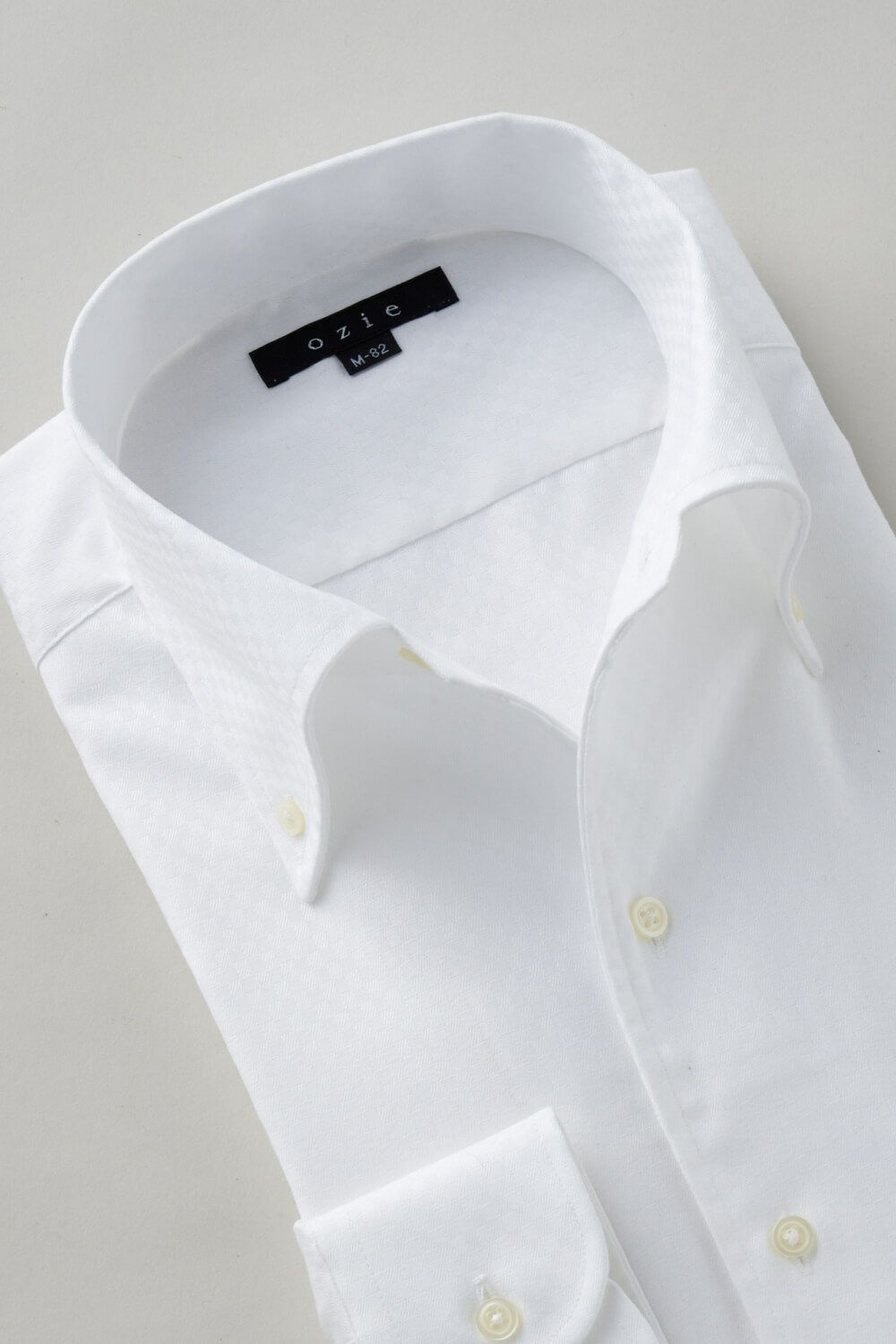 ワイシャツ 8051-C01A-WHITE-衿1