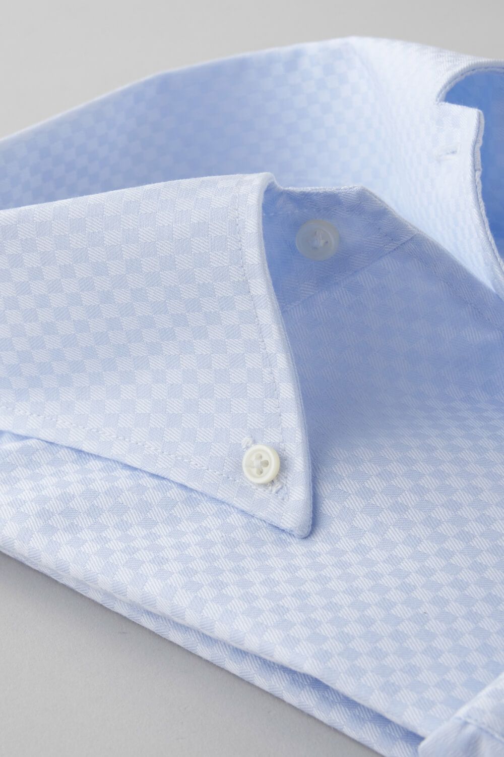 ワイシャツ 8051-C01B-SAX-衿2