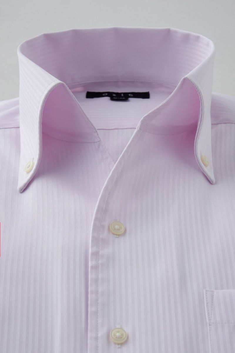 ワイシャツ 8044-C01D-PINK-衿1