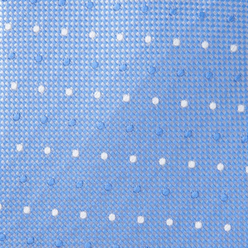 ネクタイ NJ-C01-11-SAXBLUE-生地