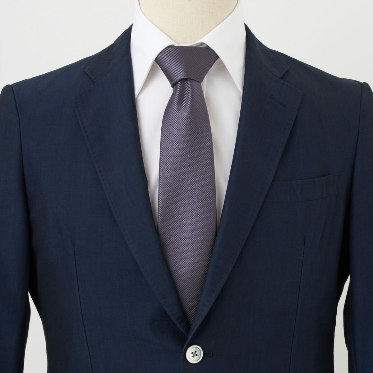 ネクタイ NJ-C01-23-GRAY-コーディネート