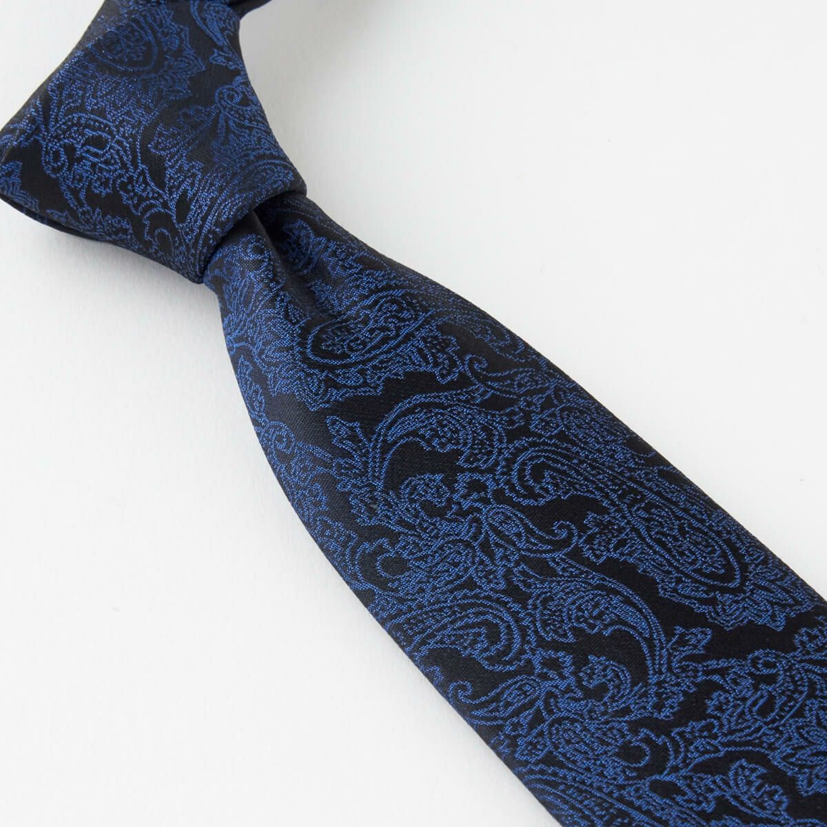 ネクタイ NN-C-023-BLUE-結び