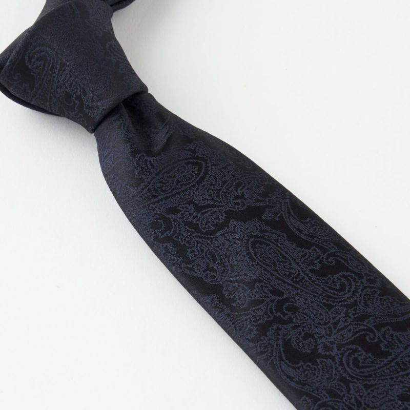 ネクタイ NN-C-024-NAVYBLUE-結び