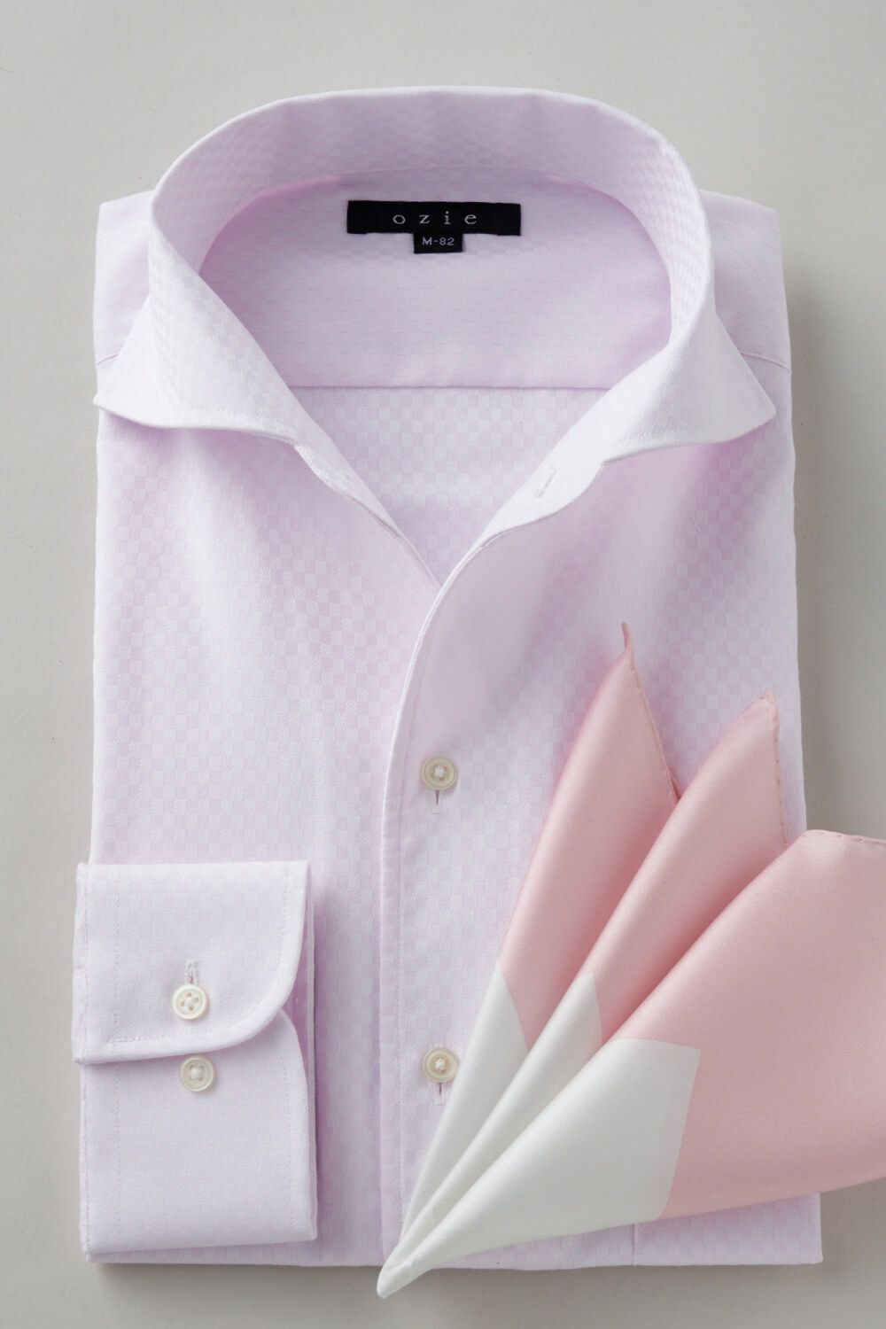 ワイシャツ 8045-C02B-PINK-コーディネート