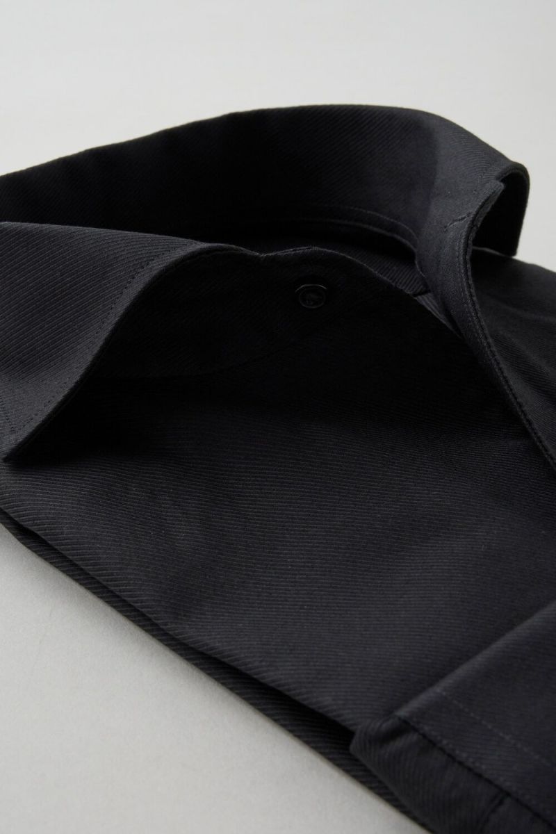 ワイシャツ 8045-C03A-BLACK-衿2