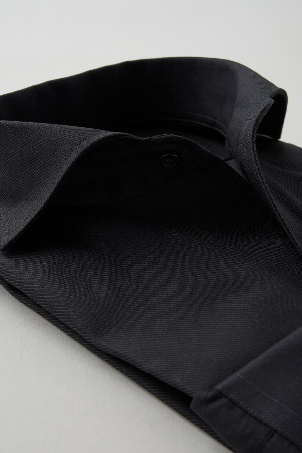 ワイシャツ 8045-C03A-BLACK-衿2