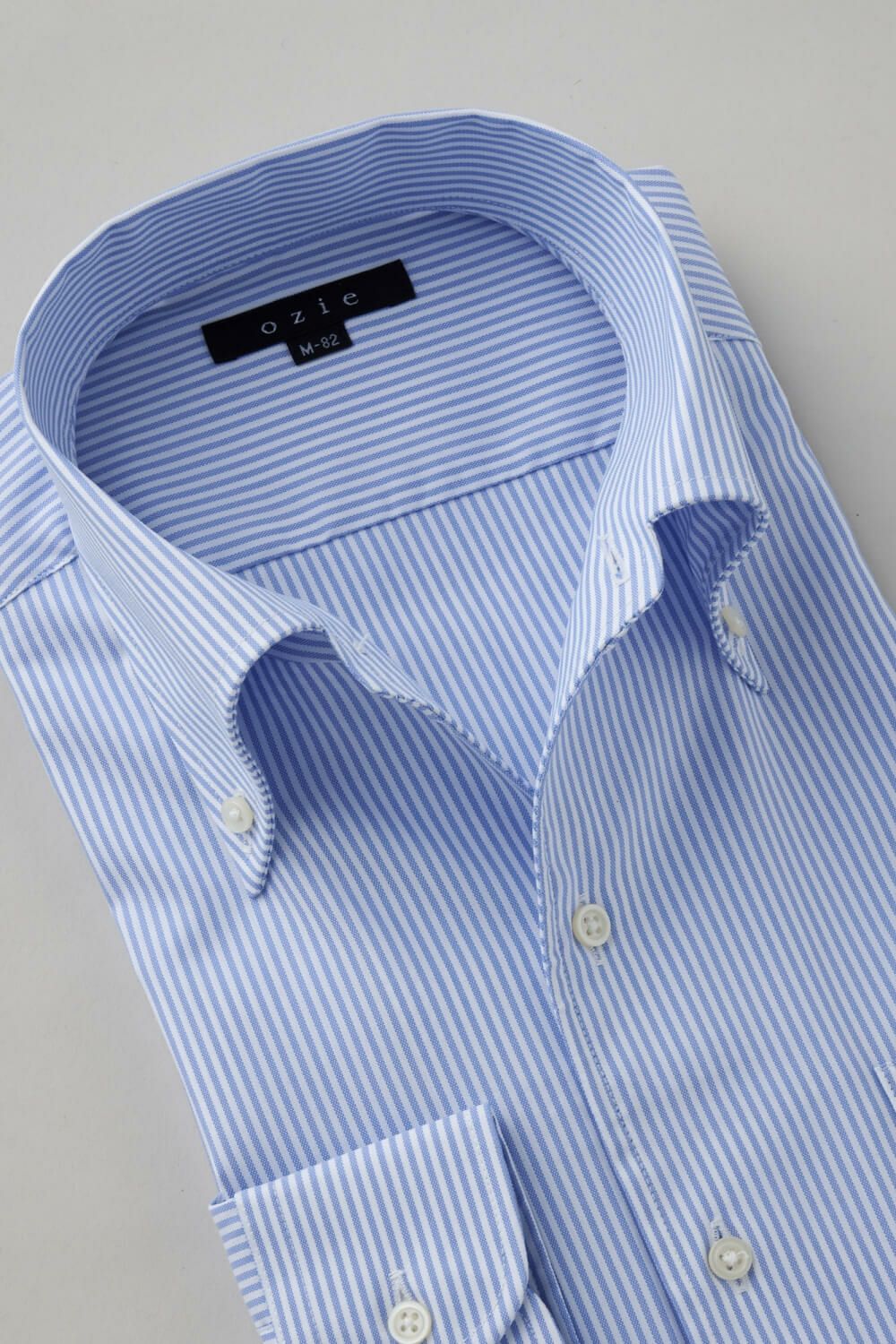 ワイシャツ 8051-C01F-SAX-衿1