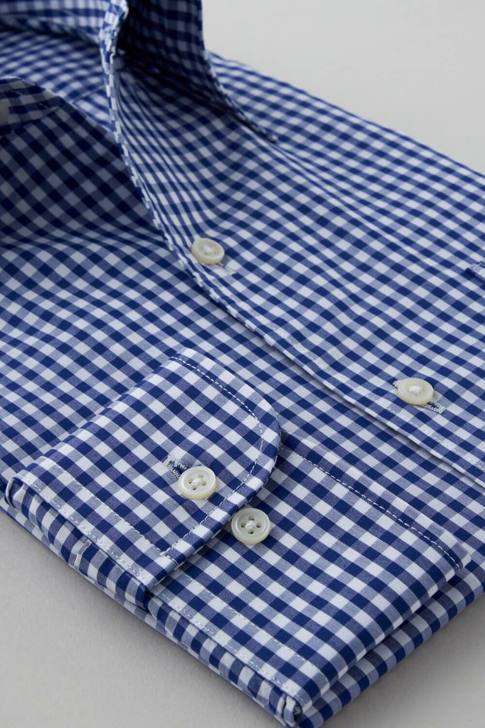 ワイシャツ 8051-C01G-NAVY-カフス