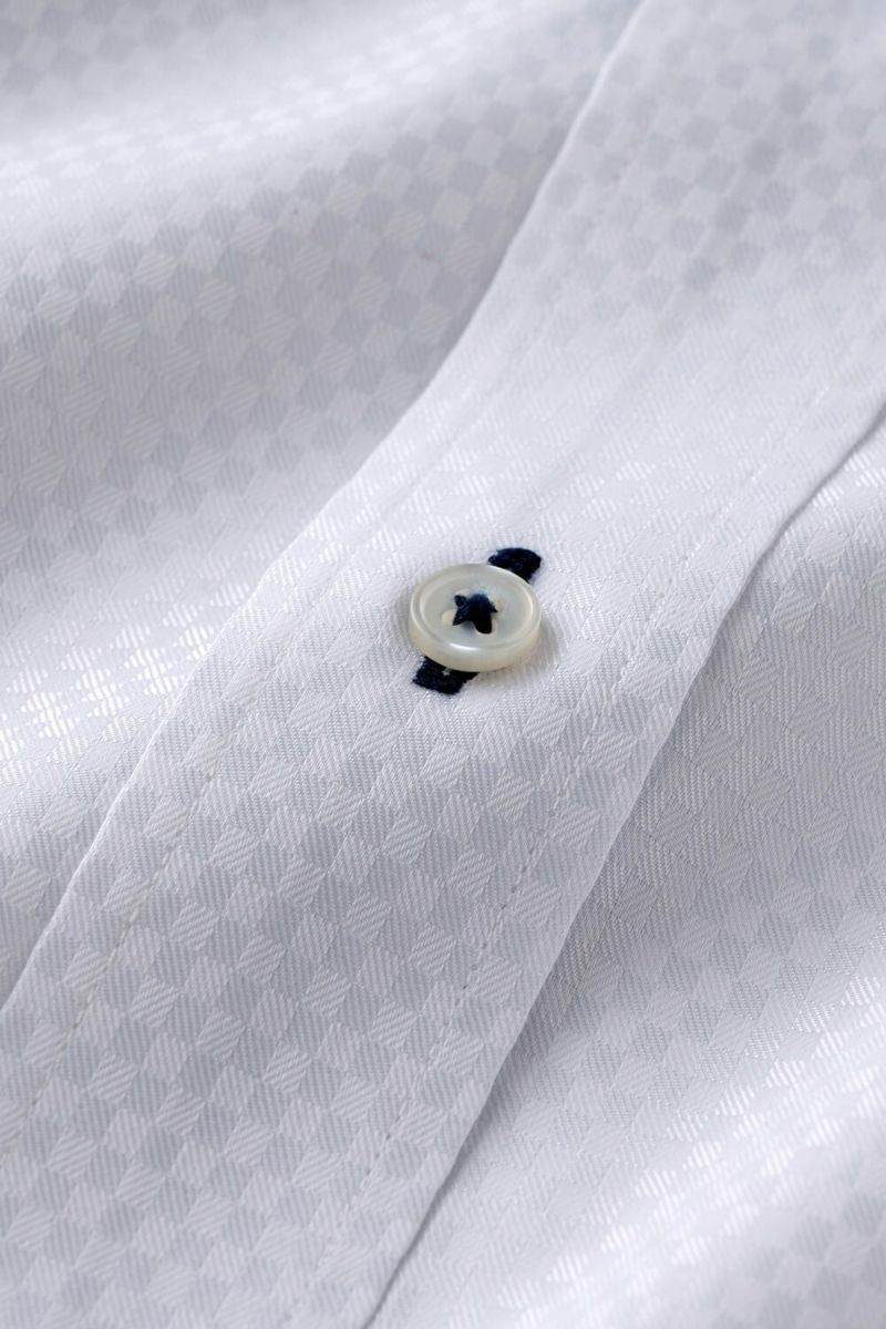 ワイシャツ 8065B-C03A-WHITE-生地
