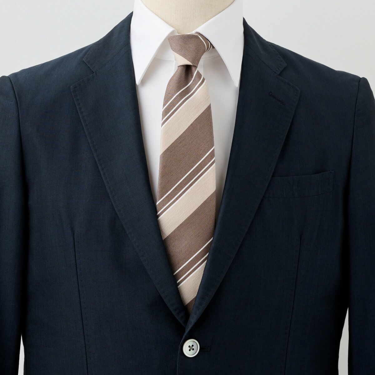 ネクタイ NL-088-BROWN-コーディネート