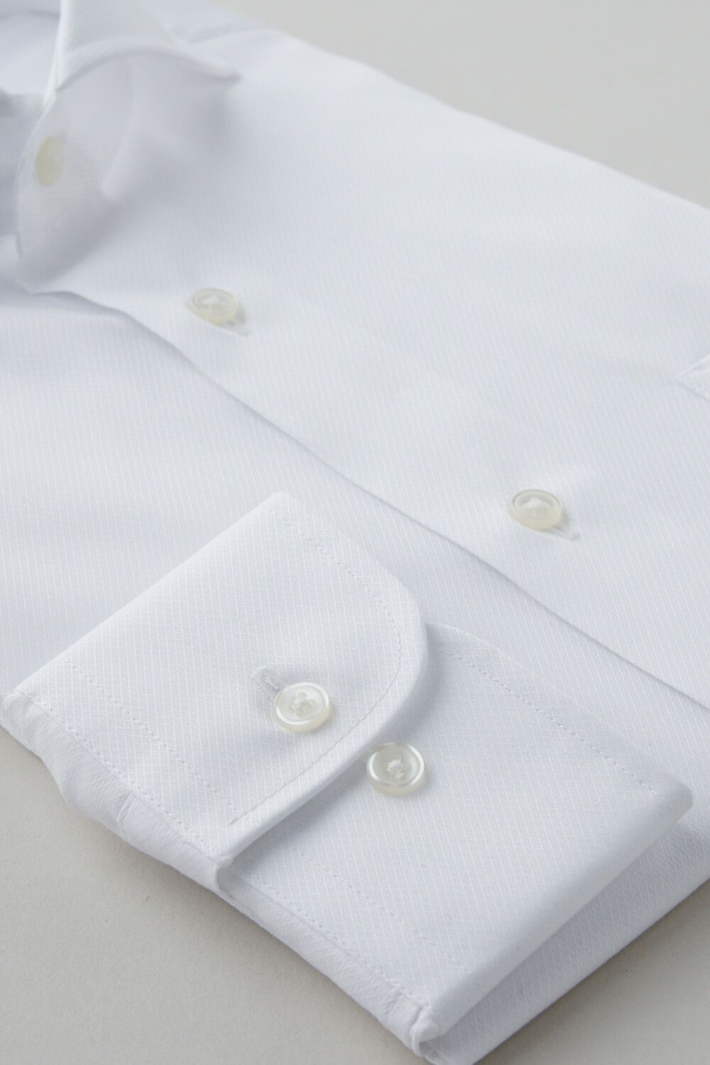 ワイシャツ 8070-C01C-WHITE-カフス