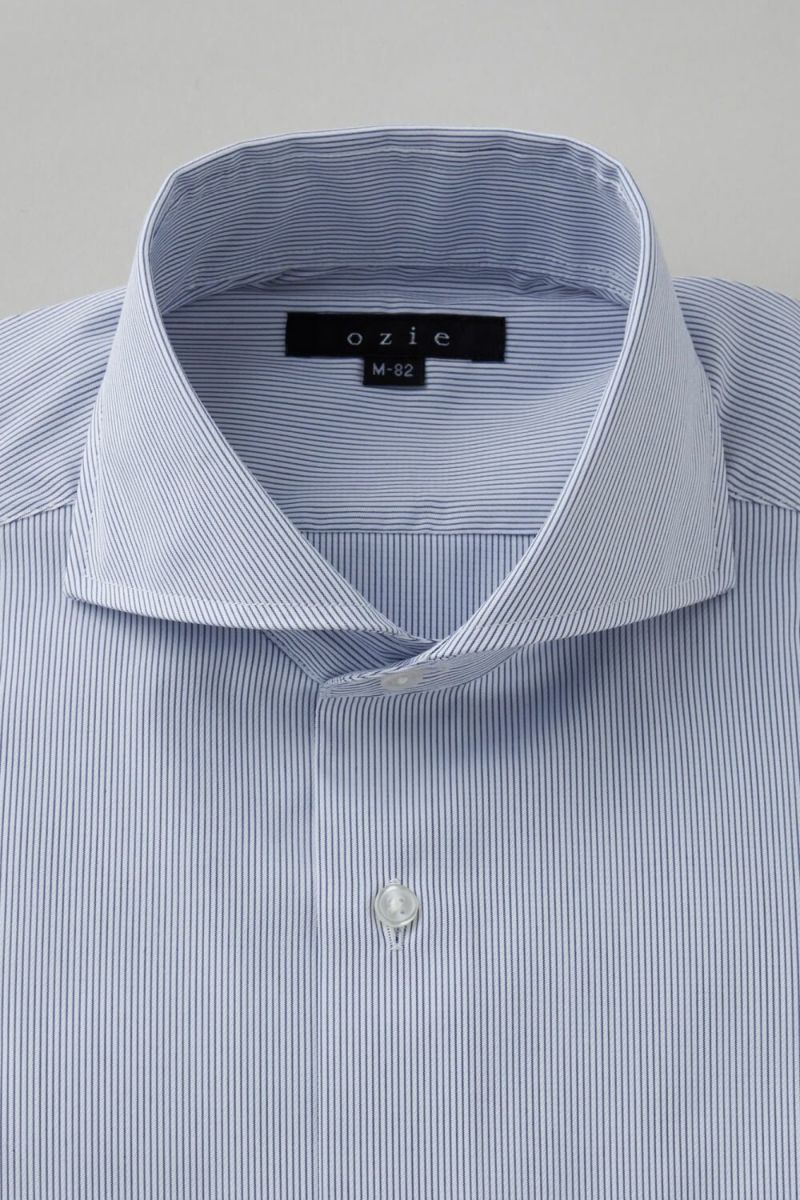 ワイシャツ 8070-C01E-NAVY-衿1