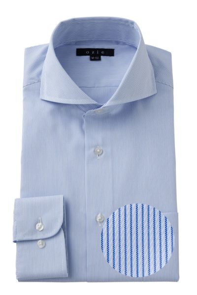 ワイシャツ 8070-C01F-BLUE