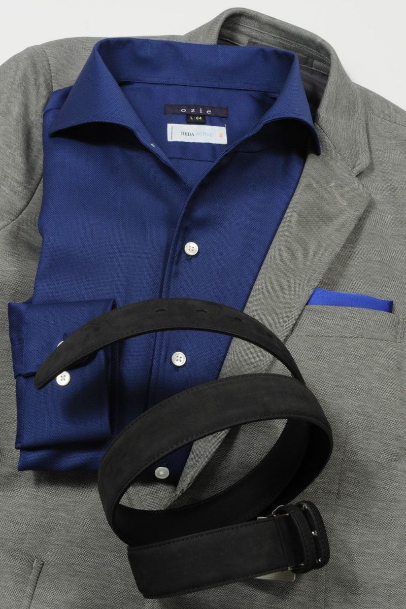ワイシャツ 8055W-C03A-BLUE-コーディネートイメージ2