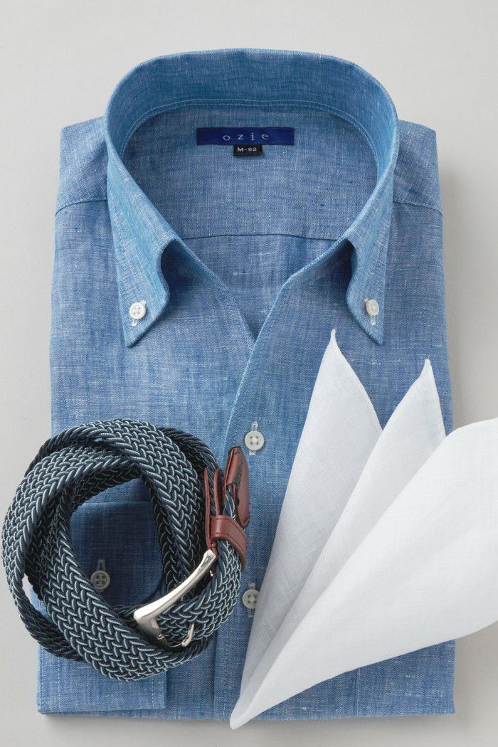 ワイシャツ 8044A-C03A-BLUE-コーディネートイメージ
