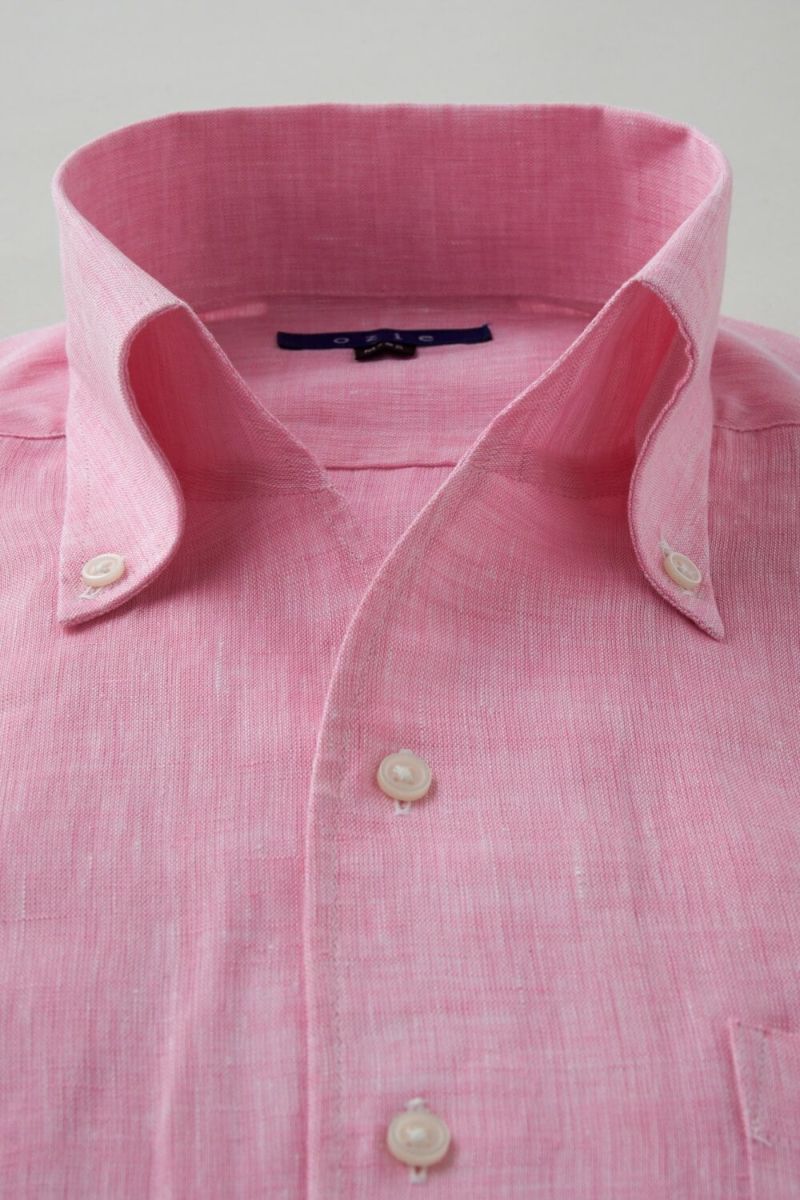ワイシャツ 8044A-C03B-PINK-衿1