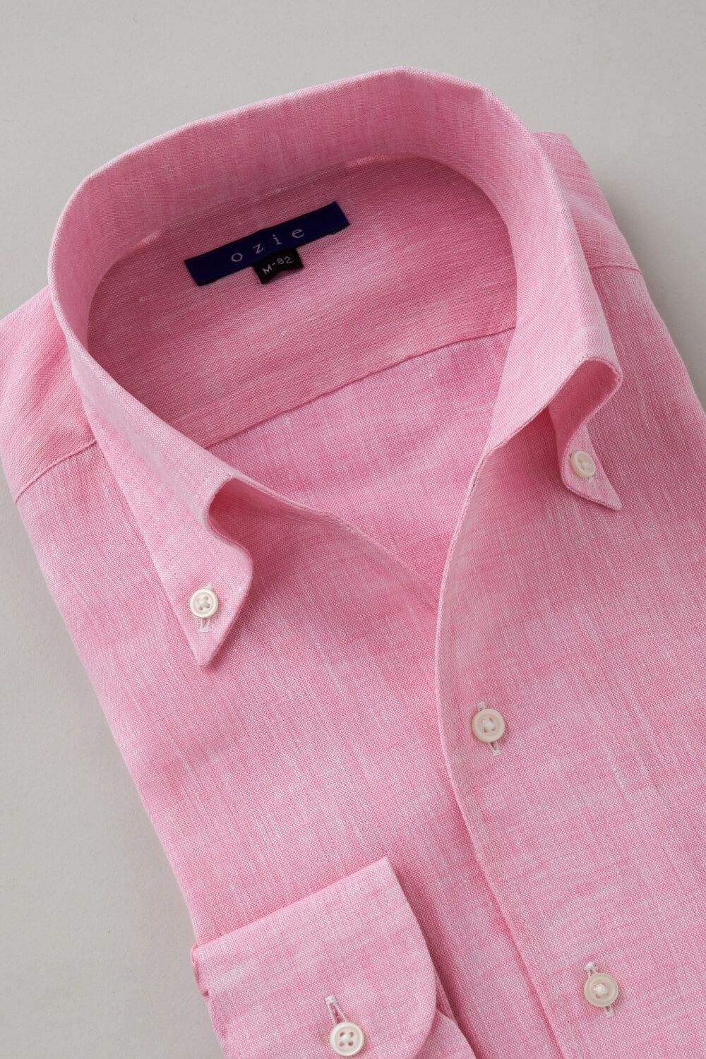 ワイシャツ 8044A-C03B-PINK-衿2