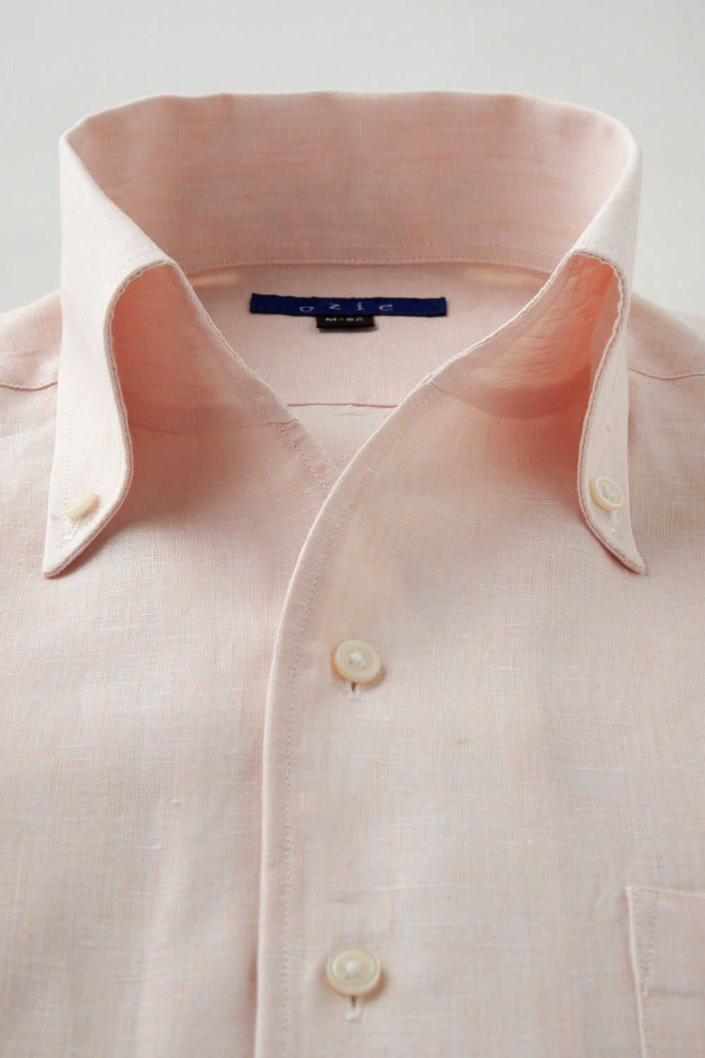 ワイシャツ 8044A-C03C-ORANGE-衿1