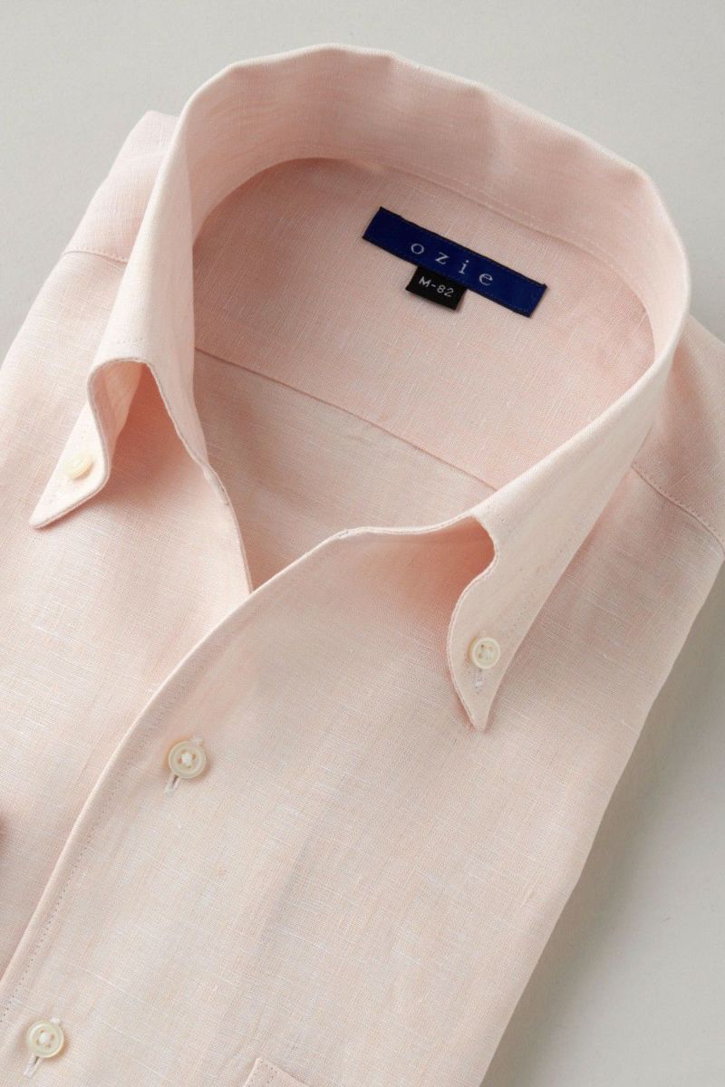 ワイシャツ 8044A-C03C-ORANGE-衿3