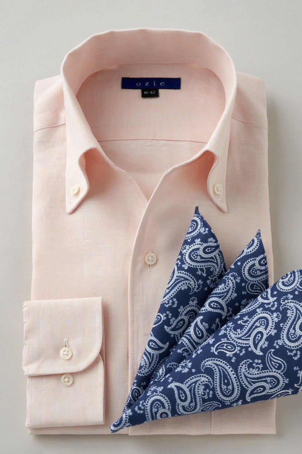 ワイシャツ 8044A-C03C-ORANGE-コーディネートイメージ