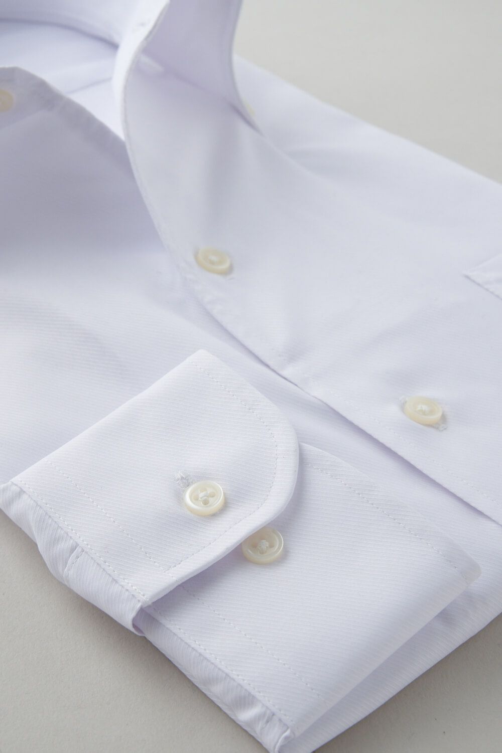 ワイシャツ 8051SD-C03B-WHITE-カフス