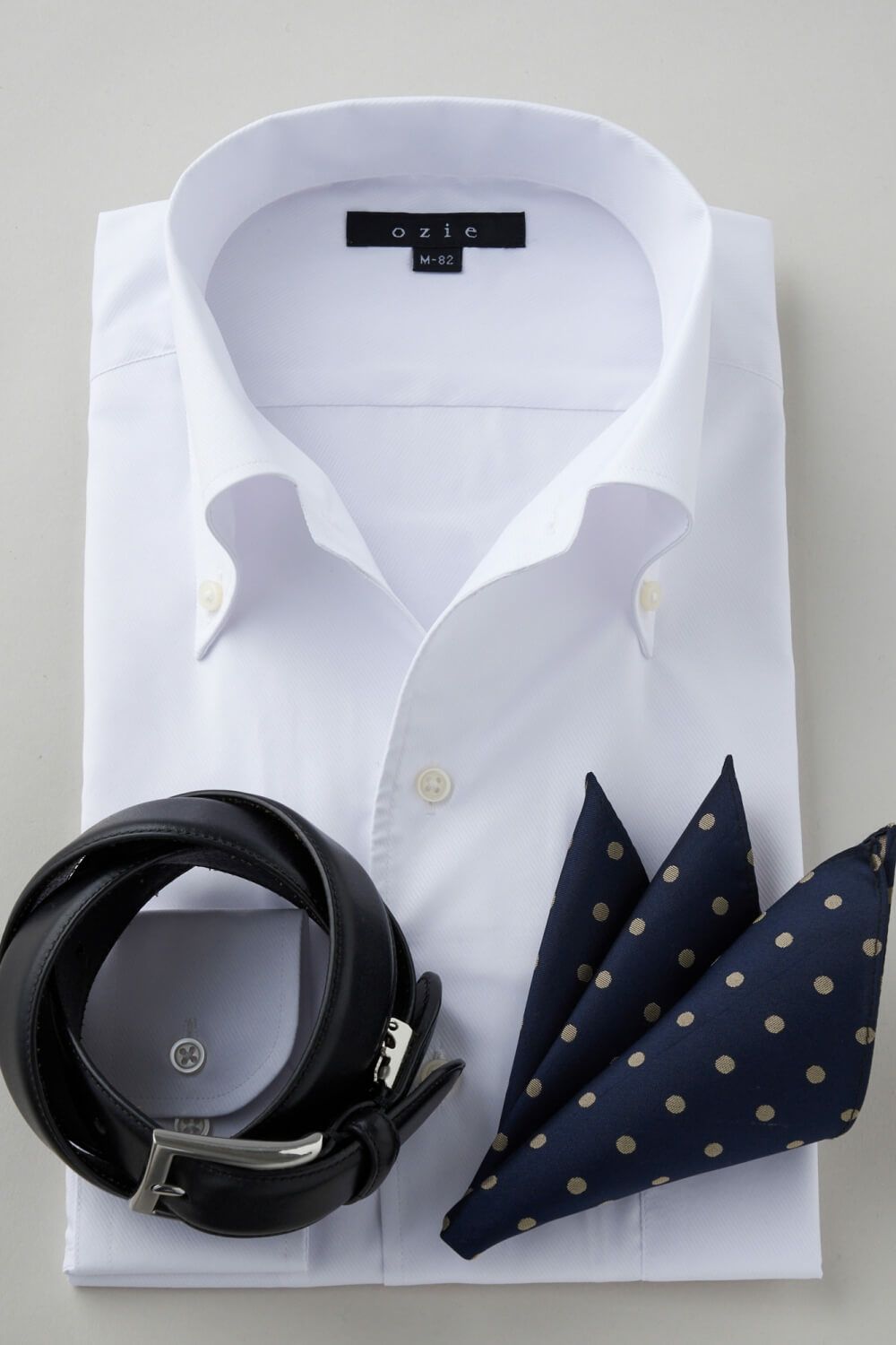 ワイシャツ 8051SD-C03B-WHITE-コーディネート