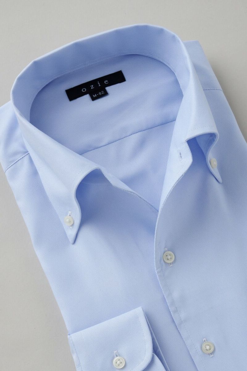 ワイシャツ 8051SD-C03A-SAX-衿1