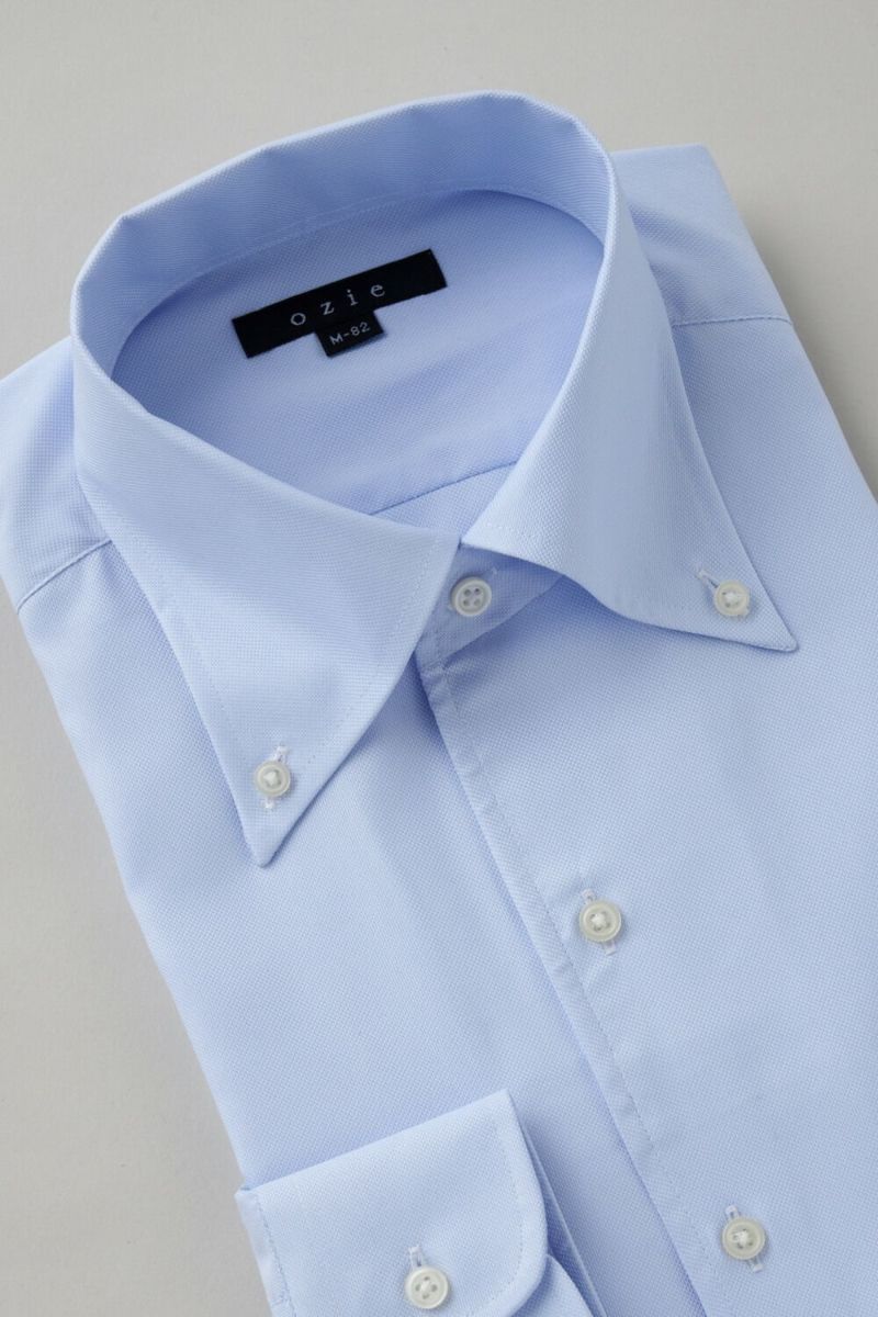 ワイシャツ 8051SD-C03A-SAX-衿3