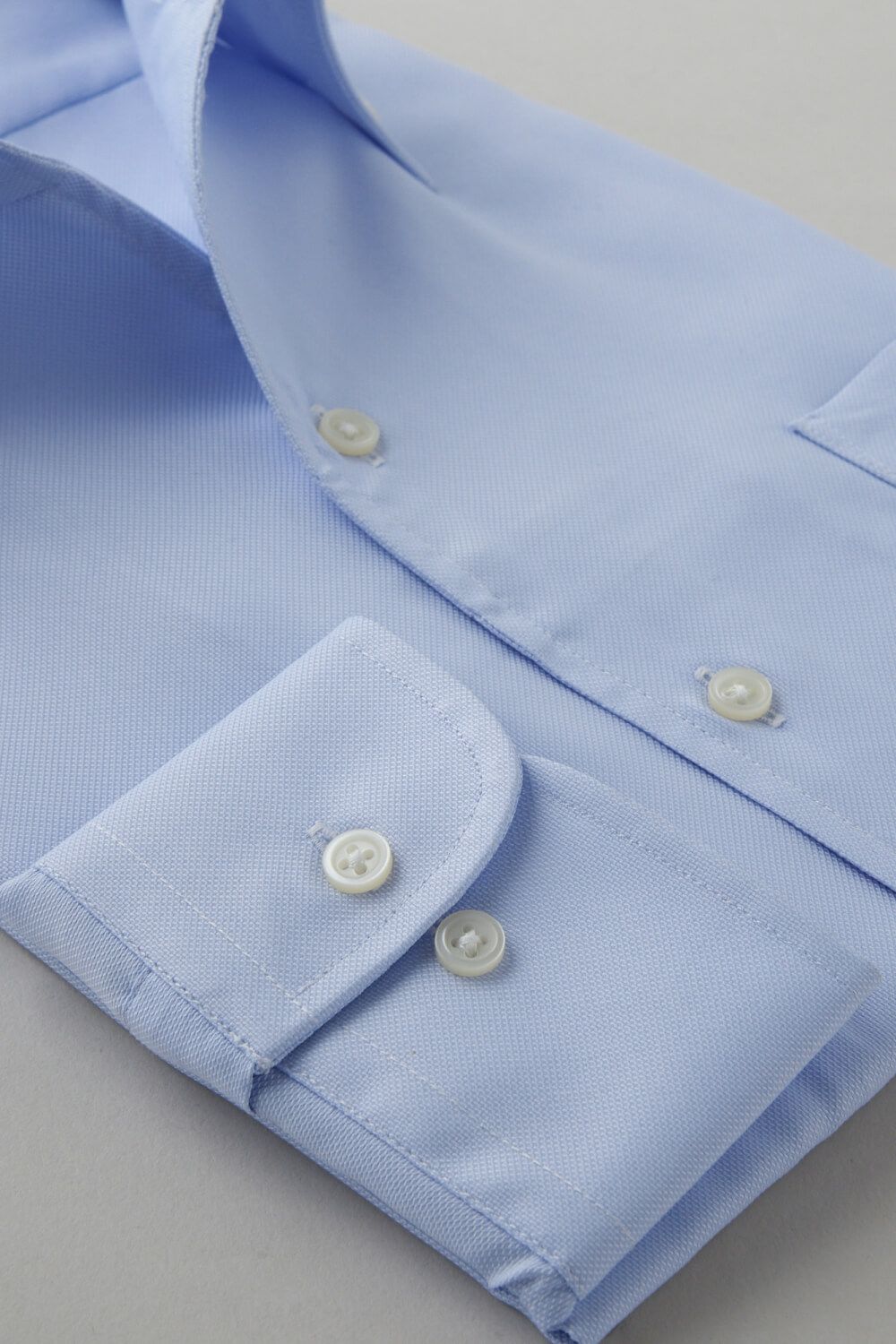 ワイシャツ 8051SD-C03A-SAX-カフス