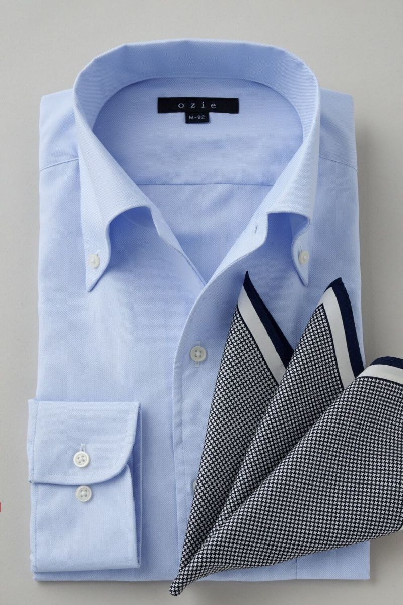 ワイシャツ 8051SD-C03A-SAX-コーディネートイメージ